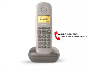 Telefono Cordless Gigaset A270 Vivavoce Rubrica 80nomi Illuminato Sveglia Grigio - Foto 1 di 2