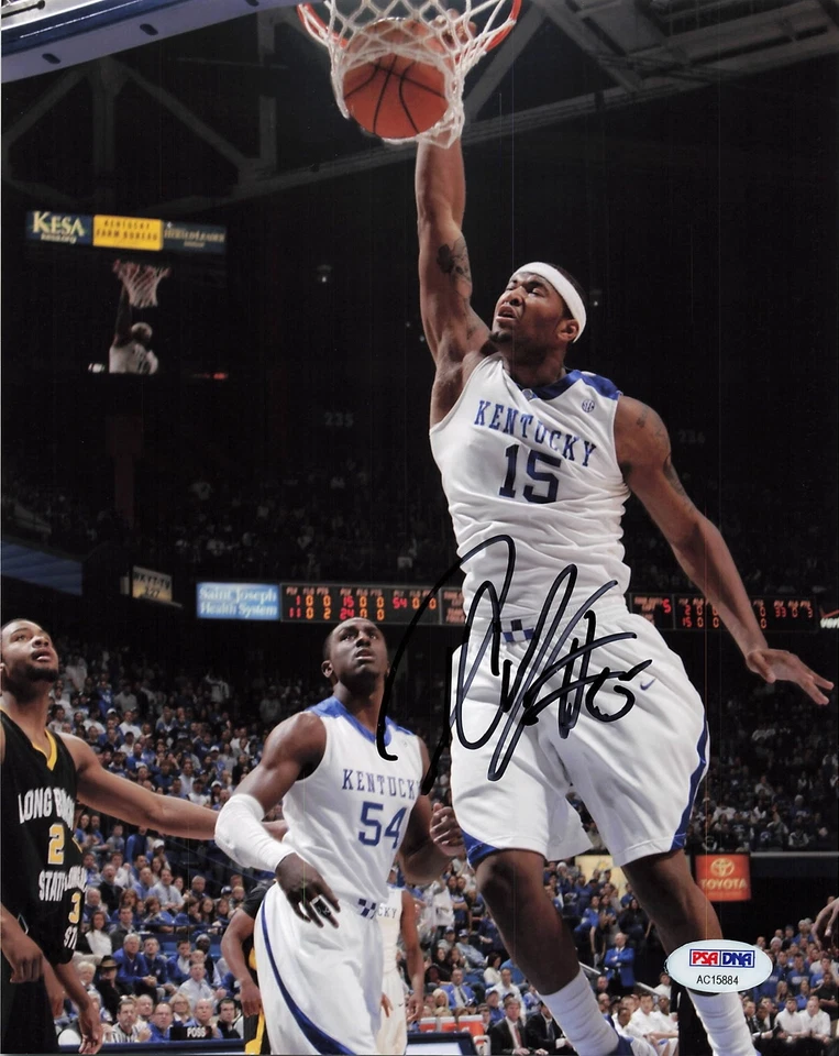 Foto firmada por Demarcus Cousins 8x10 PSA/DNA Warriors autografiada Kentucky Wildcat Foto 1 de 1