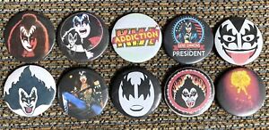 KISS - Gene Simmons 10 Pack of 1.25” Buttons