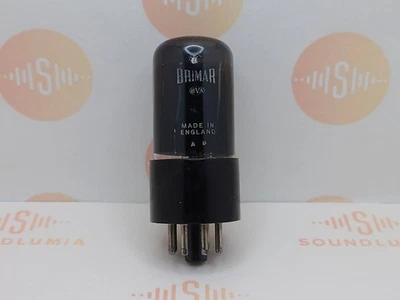 1x Placas redondas negras Brimar 6SN7GT - Gran Bretaña BVA 1958 Foto 1 de 4