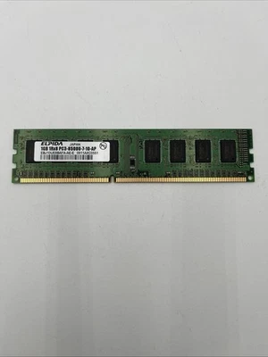Elpida EBJ10UE8BAFA-AE-E 1Rx8 PC3-8500U-7-10-AP 1GB Memory RAM DDR3-1066Mhz - Image 1 of 2