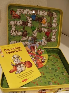 Das wollige Leiterspiel, HABA Magnetisches Reisespiel, im Koffer, unterwegs ab 4 - Bild 1 von 7