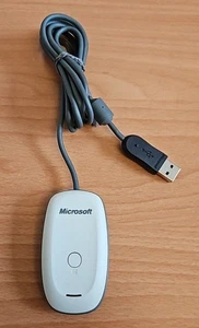Microsoft XBox 360 USB Wireless Receiver for Windows PC Model 1086 - White - Picture 1 of 2