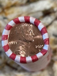 NEW 2025 D Lincoln Cent Uncirculated BU Bank Rolls 20% discount on 4 or more - Picture 1 of 3