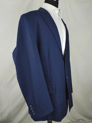 Abrigo Blazer Chaqueta Abrigo Deportivo LL Bean Para Hombres 52L Alto 52T Azul Marino Algodón Foto 1 de 4