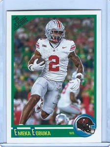 Tarjeta insertada de novato aniversario Emeka Egbuka Panini Score 2025 🏈Buccaneers🏈 - Imagen 1 de 1
