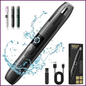 Maquina De Cortar Pelo Nariz Cejas y Orejas Impermeable Recargable Para Hombre - Bild 1 von 16