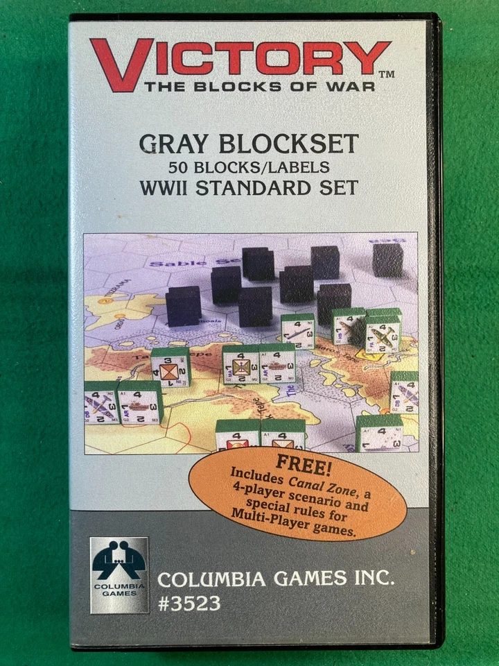 COLUMBIA GAMES - VICTORY, BLOCKS OF WAR - GRAY BLOCKSET  (1998) - Image 1 of 2