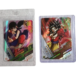 Dragon Ball Dragon Heroes Chichi SR And Goku SSR Trading Cards NM Pre-owned - Picture 1 of 4