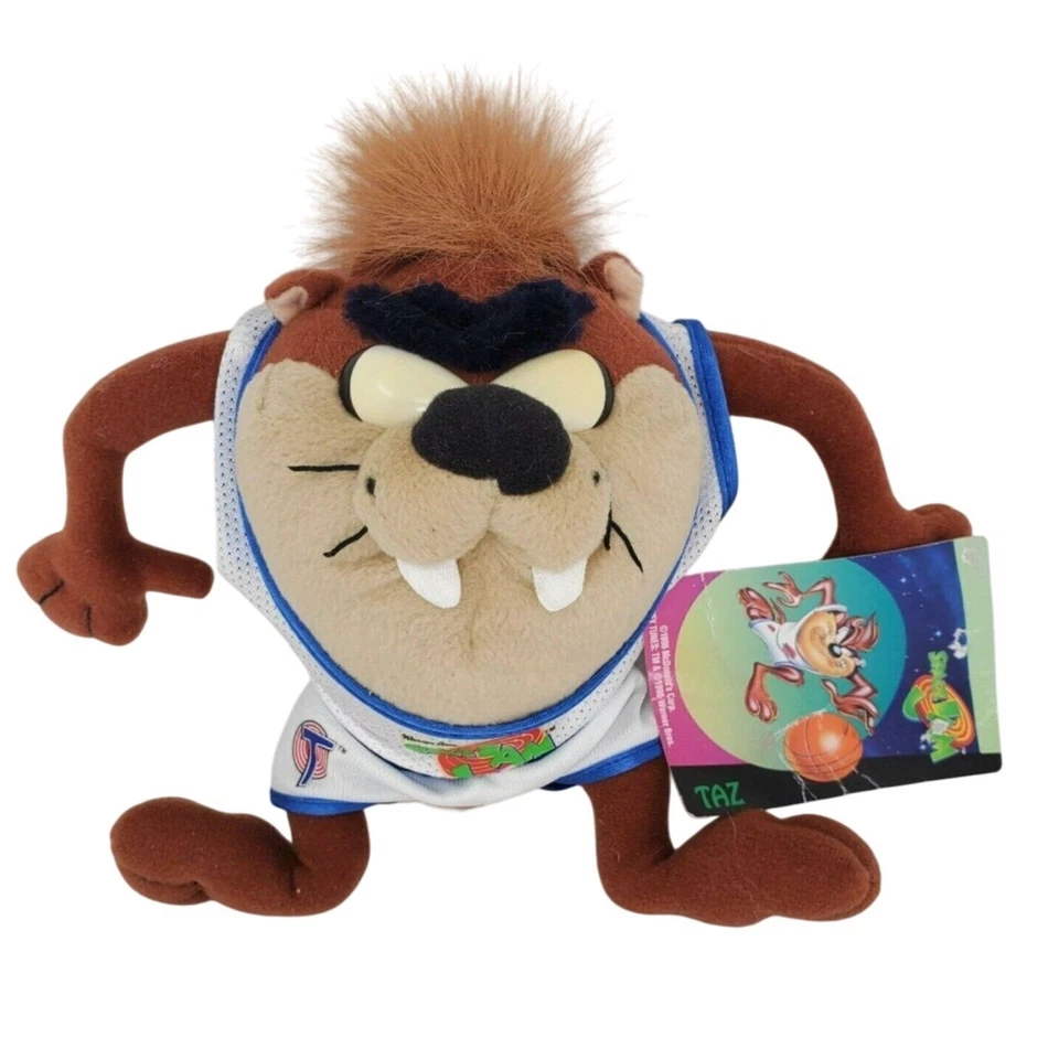 "De colección 1996 Space Jam Taz Peluche McDonalds Tasmanian Devil 8"" Looney Tunes" Foto 1 de 1