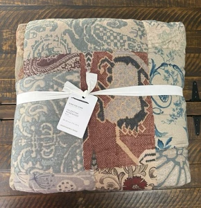 Pottery Barn Valentina Rosewood Quilt King/Cal King New! - Picture 1 of 5