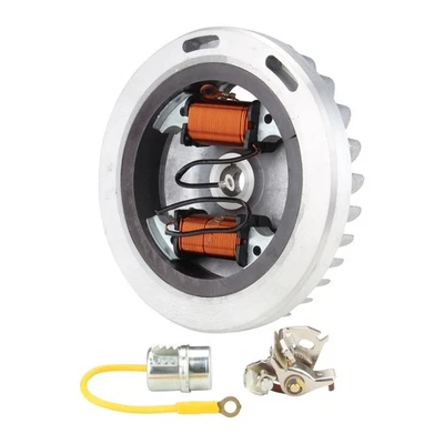 RMS Lichtmaschine Zündung Polrad Kondensator Zündunterbrecher Piaggio Ciao Bravo - Bild 1 von 4