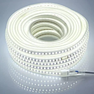 LED Streifen 20M 220V 230V 5730 120 leds/m mit EU Stecker, 20 Meter 6000K - Bild 1 von 6
