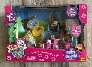 HTF! Playset Cavallo Cucciolo In Tasca E Amici 2008! - 23 pezzi! NUOVO E SIGILLATO! - Foto 1 di 6