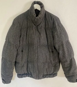Chaqueta acolchada Zegna, Z Zegna gris ganso y pluma bolsillos con cremallera completa, grande - Imagen 1 de 11