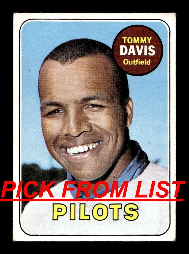 1969 Topps бейсбол #7-304 VG-EX выбрать из списка все на фото qq5 - Изображение 1 из 1