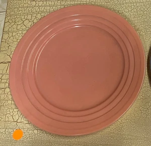 Hazel Atlas Dinner plates 1 blue and 1 pink 10 3/4" - Picture 1 of 4