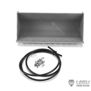 LESU Metal Bucket for 1/14 RC Hydraulic Skid Steer Loader Aoue LT5 LT5H WA100 - Picture 1 of 10