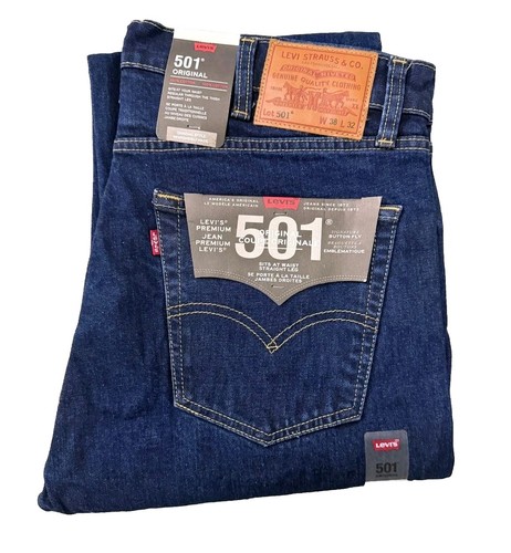 Levi's® 501 Original Regular Fit Mens Jeans (00501-0101)
