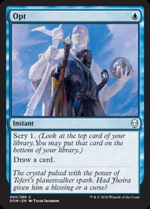 Opt - Near Mint MTG Dominaria - Picture 1 of 1