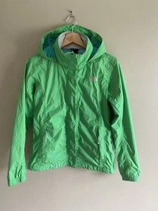 The North Face Hyvent Jacket Women SP Windbreaker Kelly Green Full Zip Rain Coat - Picture 1 of 14