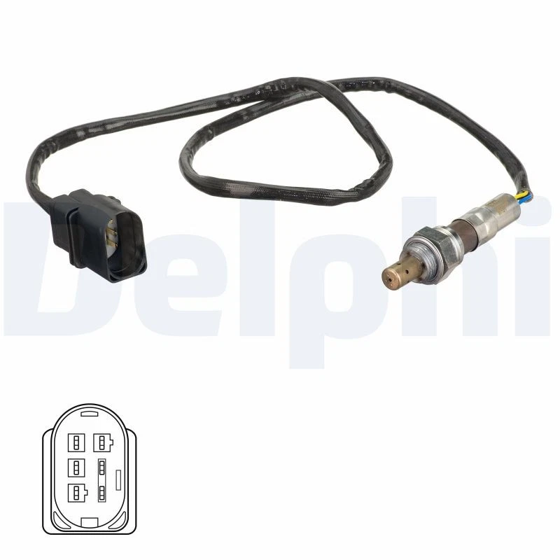 DELPHI ES21099-12B1 Sonde lambda pour SEAT,SKODA,VW - Photo 1/1