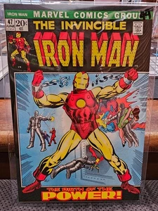 Iron Man Marvel Invincible Comic Book Cover - Picture 1 of 2