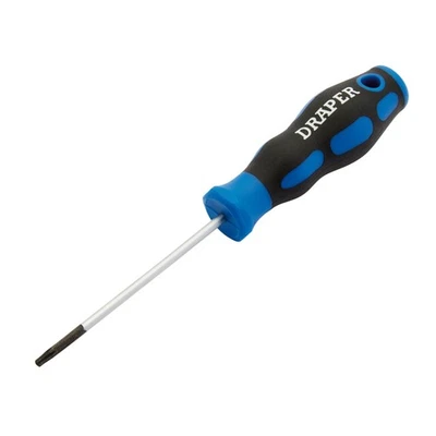 Draper T10T Torx Star Soft Grip Security Screwdriver 75mm Blade 34262 - Image 1 of 2