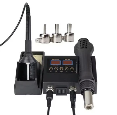 Stazione di saldatura 2in1 Digitale SMD PCB IC Pistola ad aria calda Temperatura - Immagine 1 di 4