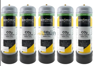 5 X ZIP GAS 91295 SPARKLING WATER DISPOSABLE FOOD GRADE CO2 BOTTLE BILLI 996911 - Bild 1 von 3