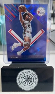 2024-25 Panini Hoops Julius Irving Blue Explosion Tribute 20/59 #300 - Picture 1 of 2