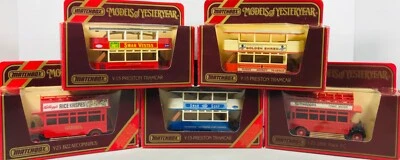 Set of 5 - MATCHBOX Models of Yesteryear - Double Decker People Movers 20’s 30’s - Image 1 of 4