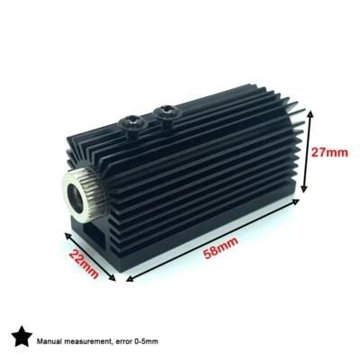 3.8mm 5.6mm 9mm Laser Diode Module Copper Housing Case Heatsink Kit 200nm-1100nm - Image 1 of 4
