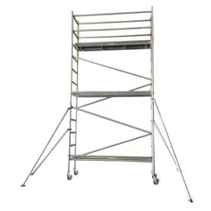 5M Aluminium Mobile Scaffold Tower – Single Long (N-Series) - N50 - Picture 1 of 6