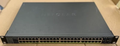 Netgear ProSafe GS752TP 48 Port Gigabit Smart Switch + PoE and 4x SFP ports - Image 1 of 3