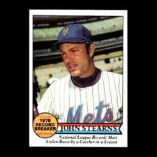John Stearns 1979 Topps New York Mets #205 Nice 1