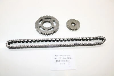 2011 Ski-doo Mxz Tnt 800 Etec Xp 120" Chain Sprockets Gears Gear 27t 45t 106 L - Image 1 of 4