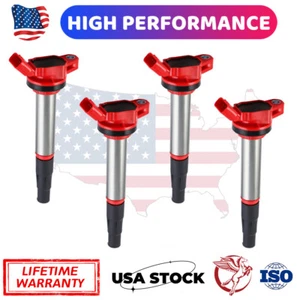 4X Ignition Coils Bobinas for Toyota Corolla 1.8L Prius L4 2009-2017 UF596 UF619 - Picture 1 of 7