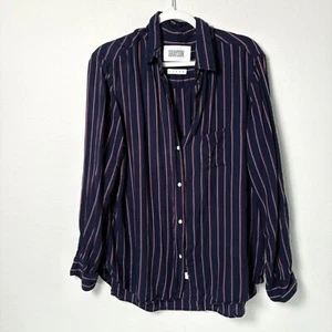 Grayson The Hero Shirt Size XL 5 Blue Red Striped Long Sleeve Lyocell Button Up - Picture 1 of 11