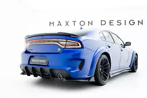 Attacco Posteriore Flaps Diffusore per Dodge Charger RT Scat Pack Widebody Mk3 Facelift - Foto 1 di 7
