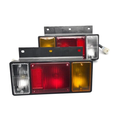 For 1988-2020 Isuzu NPR NQR NRR FSR FR Rear Tail Lights Tail Lamps Left & Right - Image 1 of 4