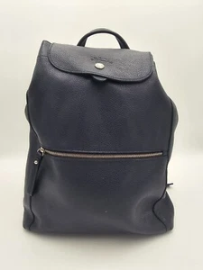 Longchamp Le Foulonne Blauer Leder Rucksack - Bild 1 von 14