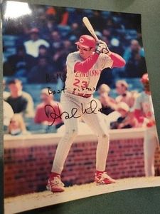 Hal Morris #23 Cincinnati Reds Signed 8x10 Photo See Pictures Nice Collectable! - Picture 1 of 8