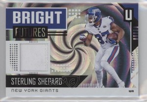 2018 Unparalleled Bright Futures Memorabilia Whirl Prime /50 Sterling Shepard