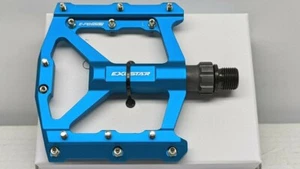 Exustar E-PB557-RD lega blu pedali piattaforma MTB EPS - Foto 1 di 6