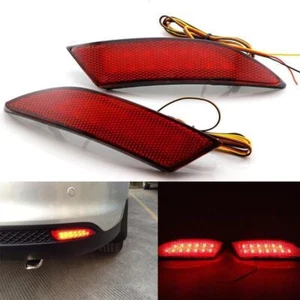 Rear Bumper Reflector Brake Fog DRL Indicator Light For Ford Focus 3 2012-2014 - Picture 1 of 8