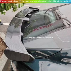 For Kia Stinger 2018-2023 Real Carbon Fiber Rear Tail Trunk Lip Spoiler Wing - Picture 1 of 19