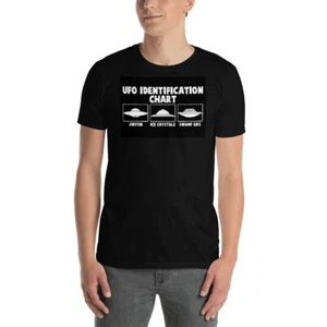 UFO Identifikationstabelle Kurzarm Unisex T-Shirt - Alte Besucher? - Bild 1 von 7
