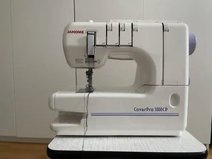Nähmaschine Overlock COVERLOCK JANOME 1000 CP - Bild 1 von 12
