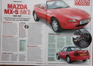Original Wise Buyer 2023 PC magazine article: MAZDA MX-5 Mk1 (1989-1997) - Imagen 1 de 1